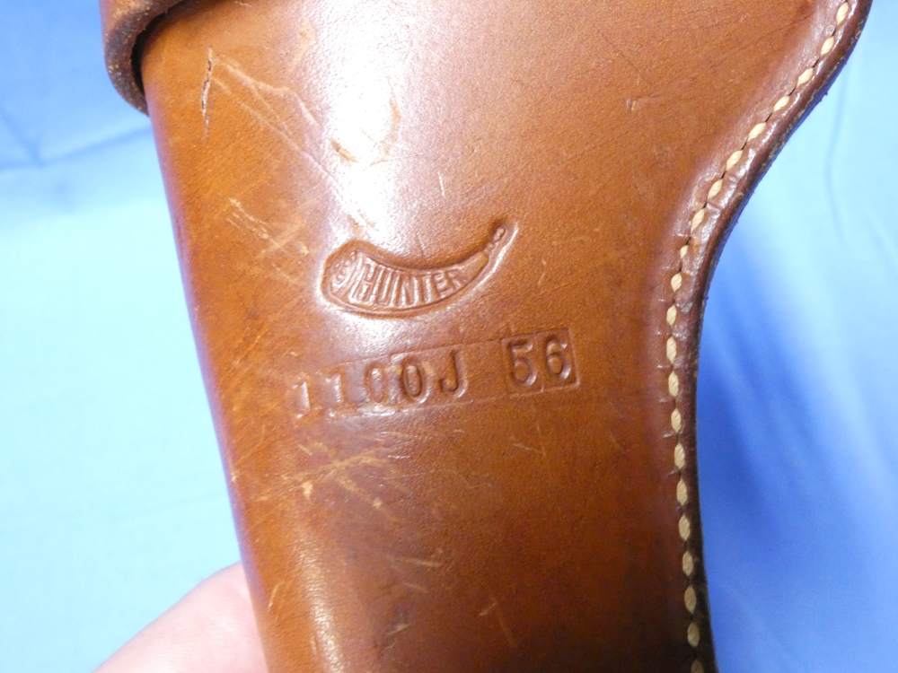 HUNTER LEATHER HOLSTER 1100J-56 RUGER/HIGH STANDARD/S&W 5.5" .22LR-img-4