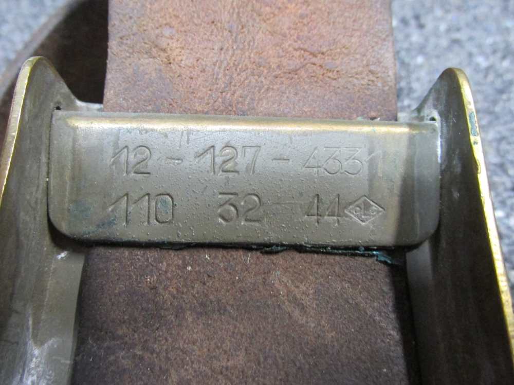 2-WEST GERMAN ARMY BELTS AND BUCKLES FOR OFFICERS AND ENLISTED MEN-img-8