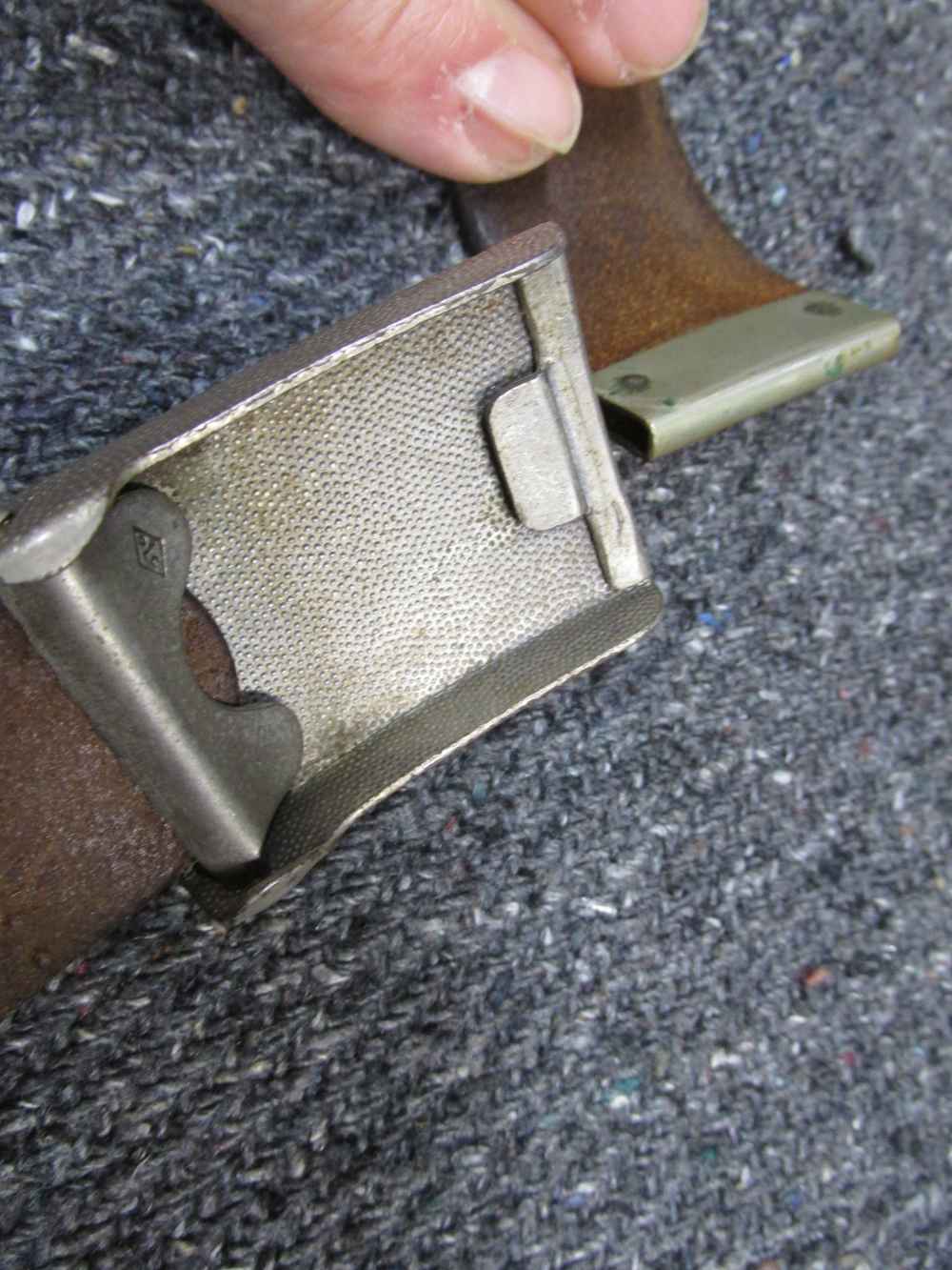 2-WEST GERMAN ARMY BELTS AND BUCKLES FOR OFFICERS AND ENLISTED MEN-img-7