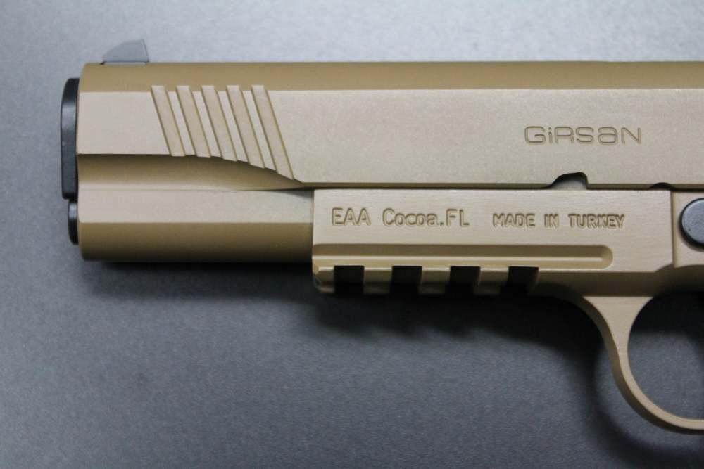 EAA Girsan MC1911 S 45 ACP 5” Government Flat Dark Earth -img-6