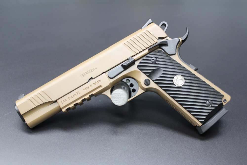 EAA Girsan MC1911 S 45 ACP 5” Government Flat Dark Earth -img-0