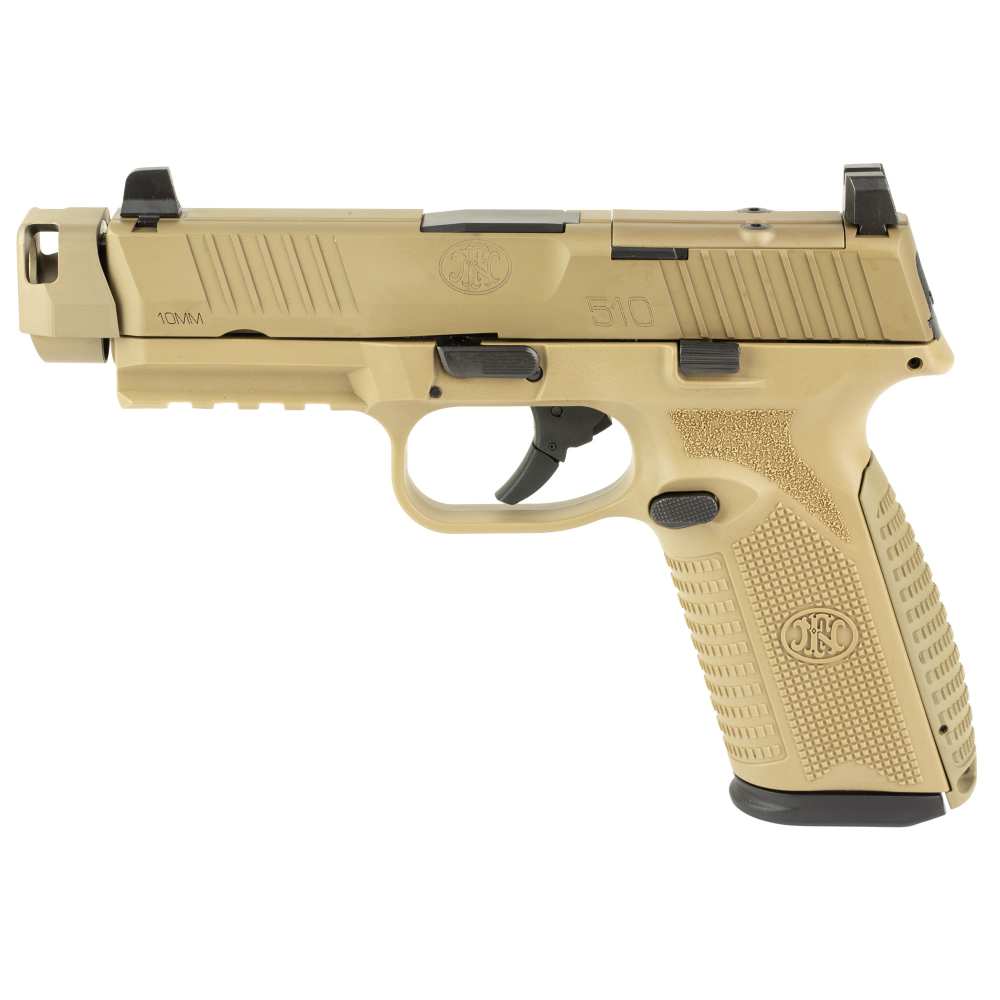 FN FNH 510 Comp 10mm FDE Threaded Tactical 15 Round MRD MoS NeW HoT NR-img-2