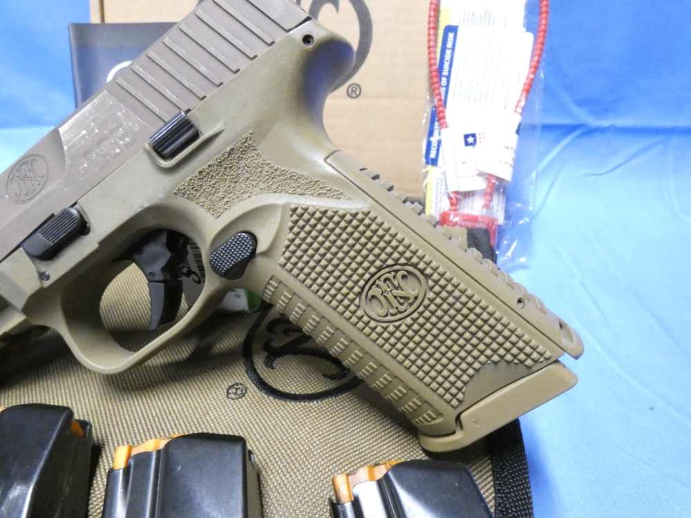 F.N. FN MODEL 509 9MM 4" FDE *6-17 ROUND MAGS* 66-100489 *NO RESERVE*-img-2