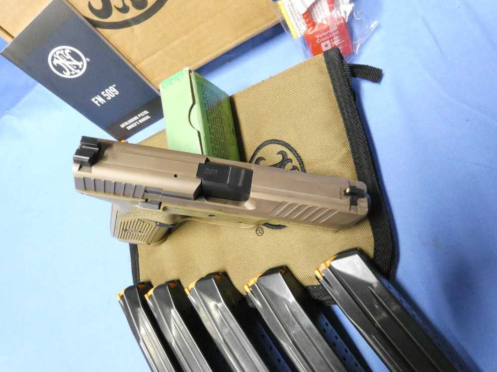 F.N. FN MODEL 509 9MM 4" FDE *6-17 ROUND MAGS* 66-100489 *NO RESERVE*-img-12