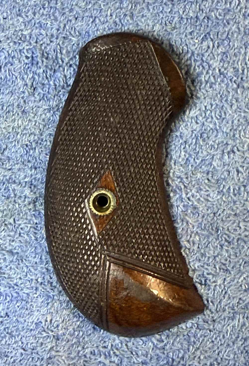 Rare original walnut grips for Colt Model 1878-img-2