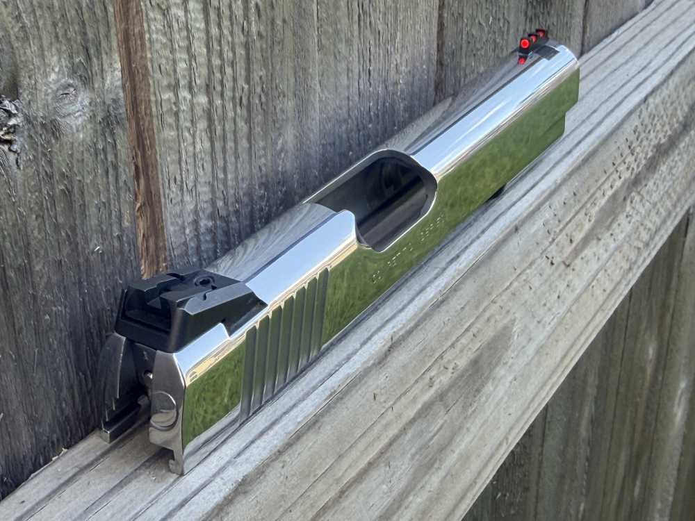 NEW Colt 1911 Government 38 Super Slide Series 70 post pre war engrave gold-img-11