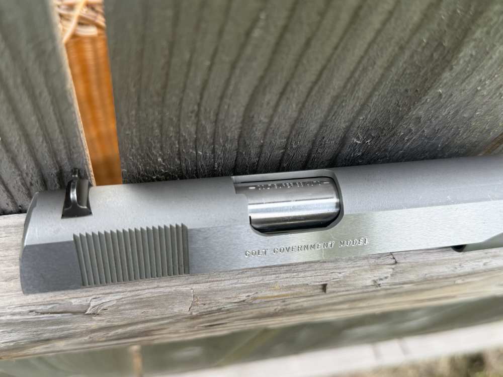 Factory Colt 1911 38 Super Slide Barrel Government Series Upper Engrave Ace-img-6