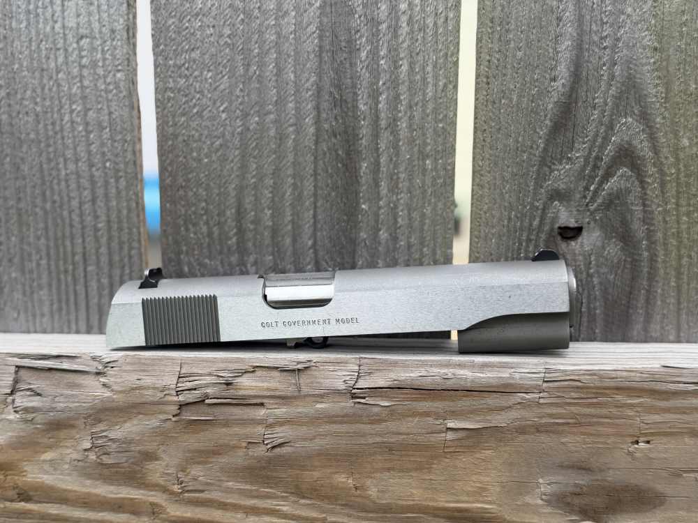 Factory Colt 1911 38 Super Slide Barrel Government Series Upper Engrave Ace-img-12