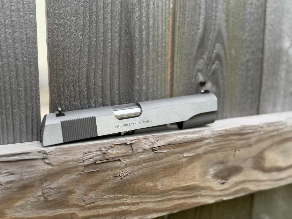 Factory Colt 1911 38 Super Slide Barrel Government Series Upper Engrave Ace-img-15