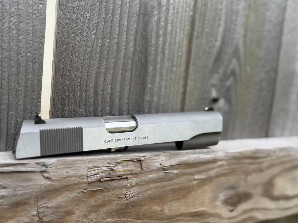 Factory Colt 1911 38 Super Slide Barrel Government Series Upper Engrave Ace-img-9