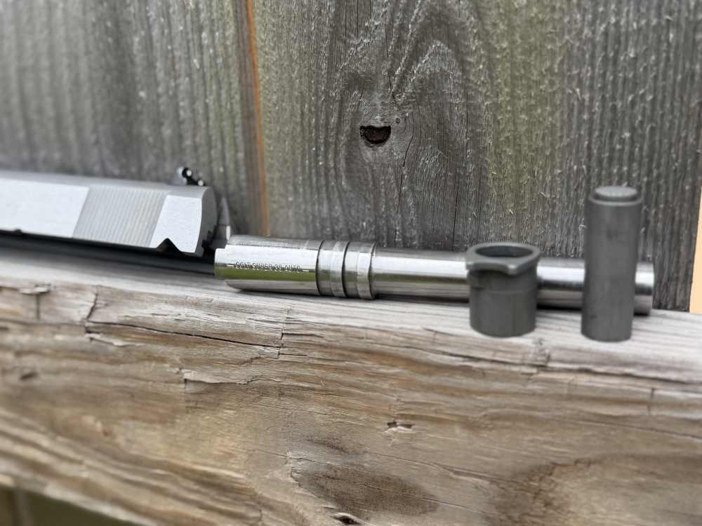 Factory Colt 1911 38 Super Slide Barrel Government Series Upper Engrave Ace-img-20