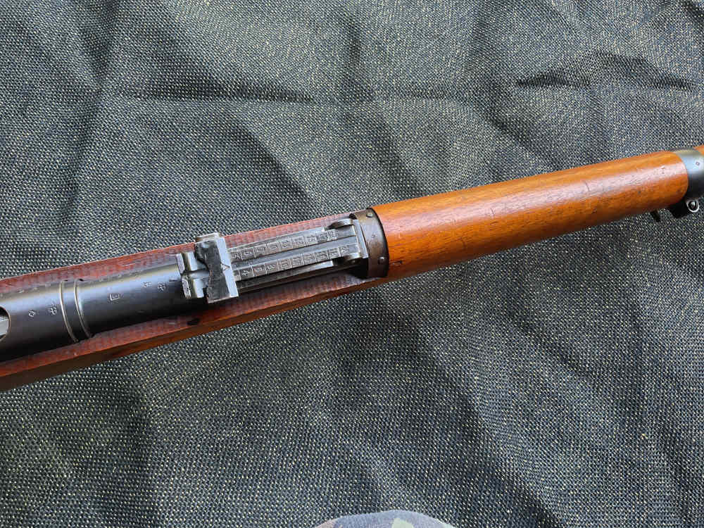Fine Schmidt Rubin 1911 7.5 Swiss Infantry Straight Pull Rifle Non Import -img-17