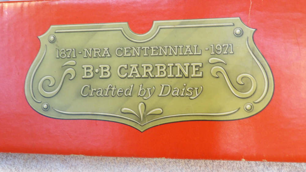 Daisy Model NRA Centennial 1971 BB Gun Saddle Ring Carbine w/ box -img-32