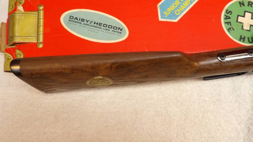 Daisy Model NRA Centennial 1971 BB Gun Saddle Ring Carbine w/ box -img-15