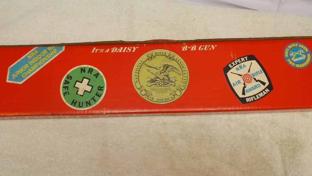 Daisy Model NRA Centennial 1971 BB Gun Saddle Ring Carbine w/ box -img-25