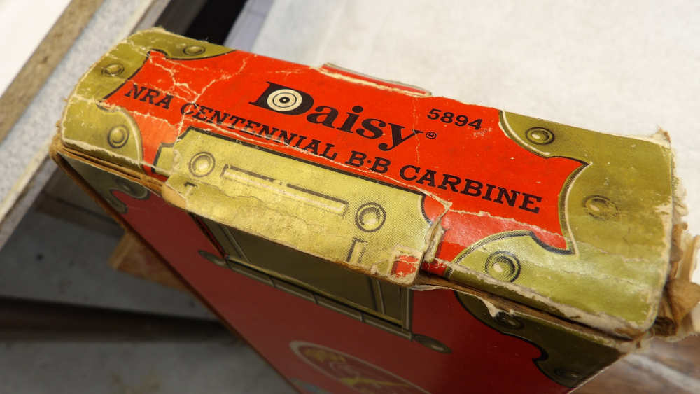 Daisy Model NRA Centennial 1971 BB Gun Saddle Ring Carbine w/ box -img-29