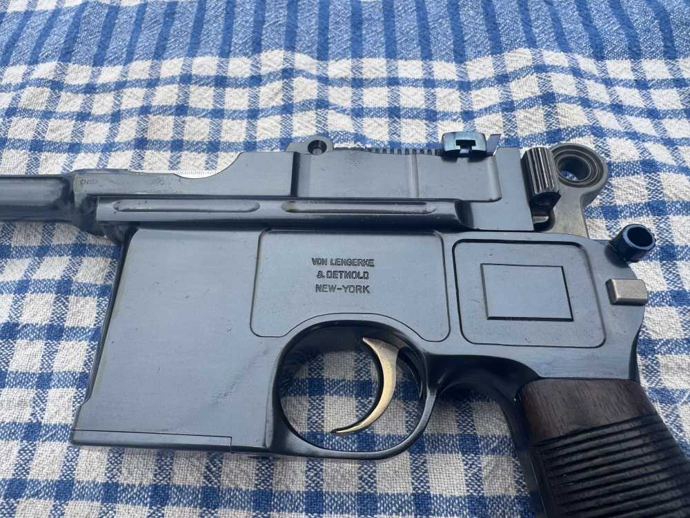 Mauser C96 Broomhandle Rare Large Ring Hammer 1903 (All Matching)-img-1