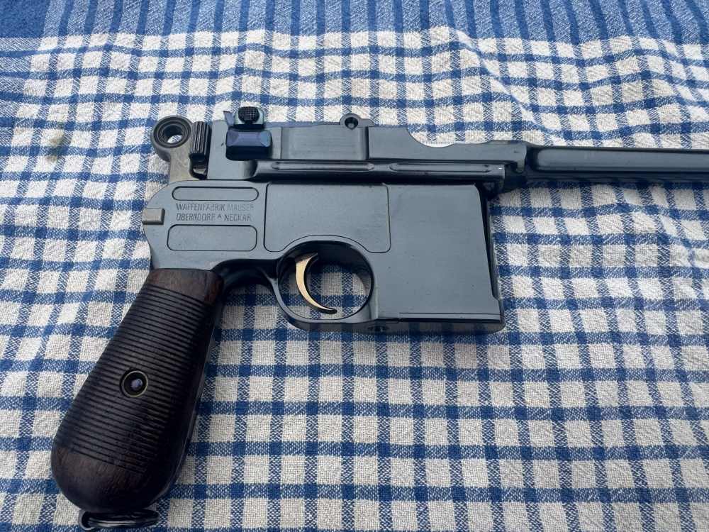 Mauser C96 Broomhandle Rare Large Ring Hammer 1903 (All Matching)-img-3