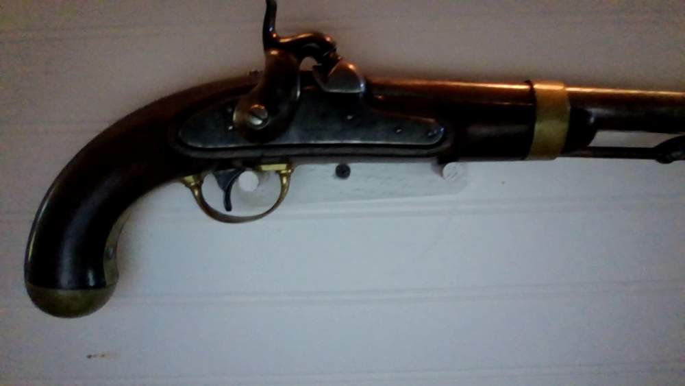 1842 percussion pistol H Aston dated 1847-img-1
