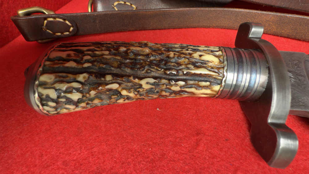 Keith KILBY – ACE OF SPADES II – CUSTOM DAMASCUS BOWIE KNIFE-img-4