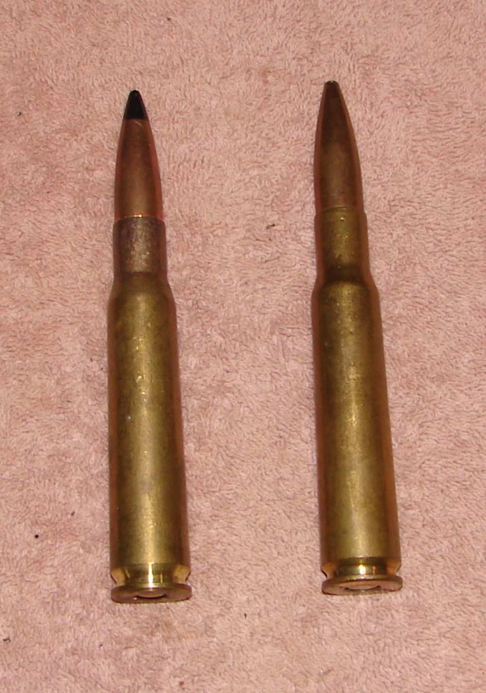 Lot Sale: 2 Live 12.7 X 99 Machine Gun Rounds Belgium/Egypt.....LIVE-img-0