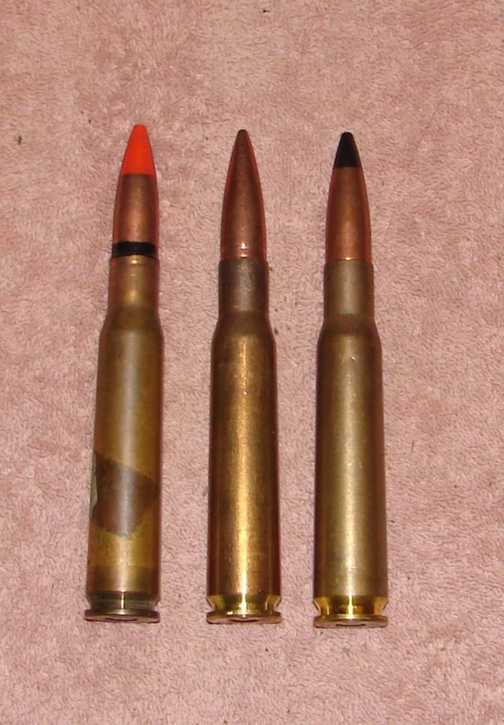 Lot of 3 12.7 X 99 Foreign LIVE Rounds.-img-2