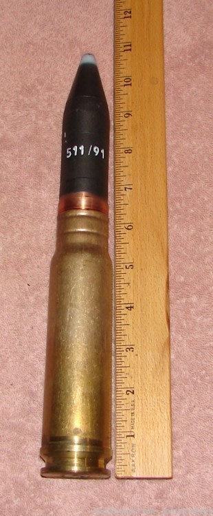 30MM X 155B Czechoslovakian TP round. INERT -img-6