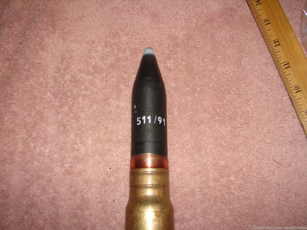 30MM X 155B Czechoslovakian TP round. INERT -img-3
