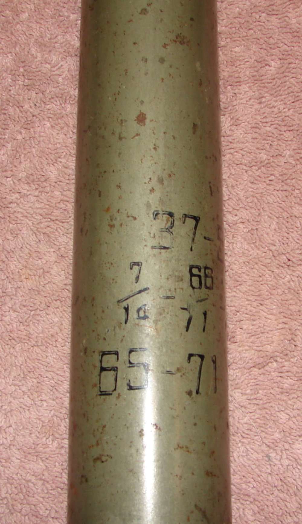 CHINESE COMMUNIST 37MM X 247 Anti Air-Craft Cannon Round?? Inert 37mm-img-3