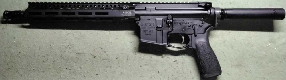 BCM4 Bravo Company AR Pistol 5.56 NATO SN W38708 BCM Components-img-1