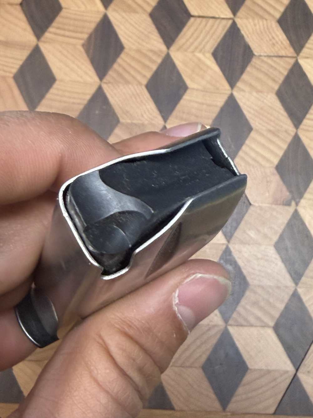 STAINLESS! vintage S&W model 59 magazine “Lazy &” 15rd 9mm-img-5
