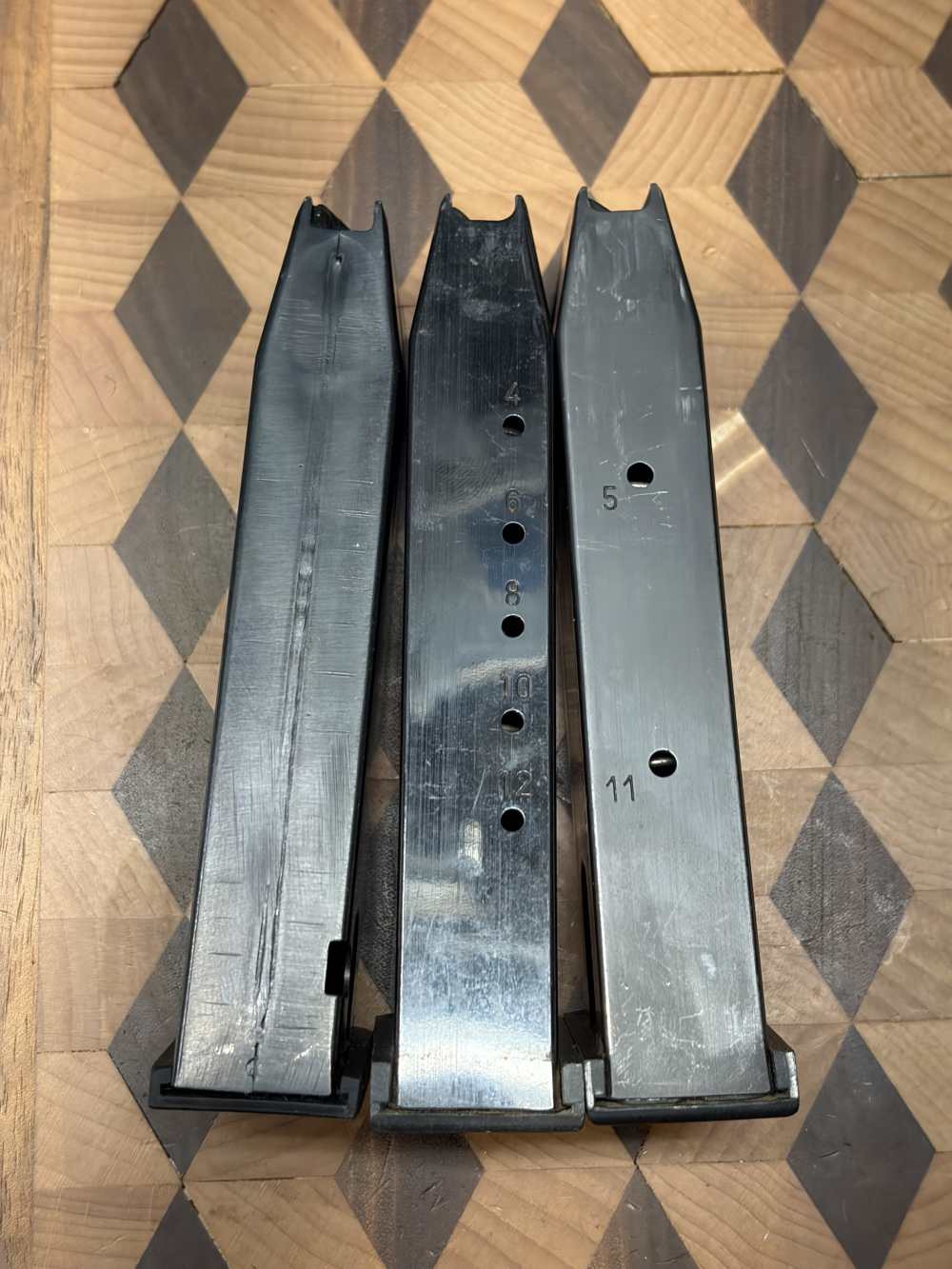 3-pack! Beretta 96 .40 s&w magazines 11rd & 12rd Italy & USA-img-3