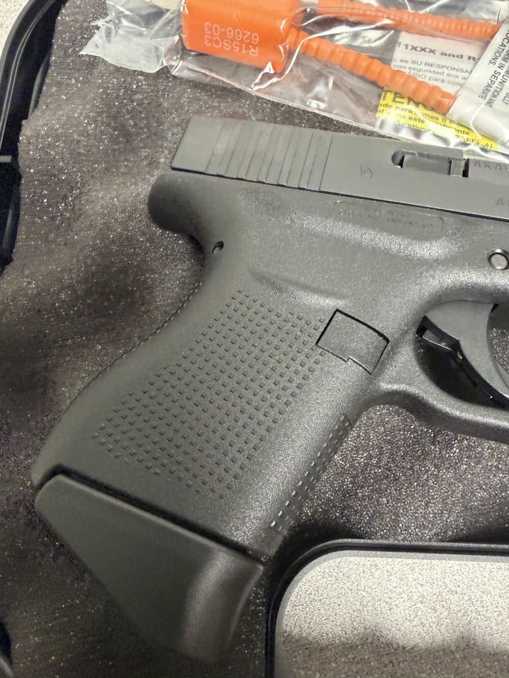 Glock 43, 9mm, 3.39", Black Finish, 6 Rd, Made in USA-img-1