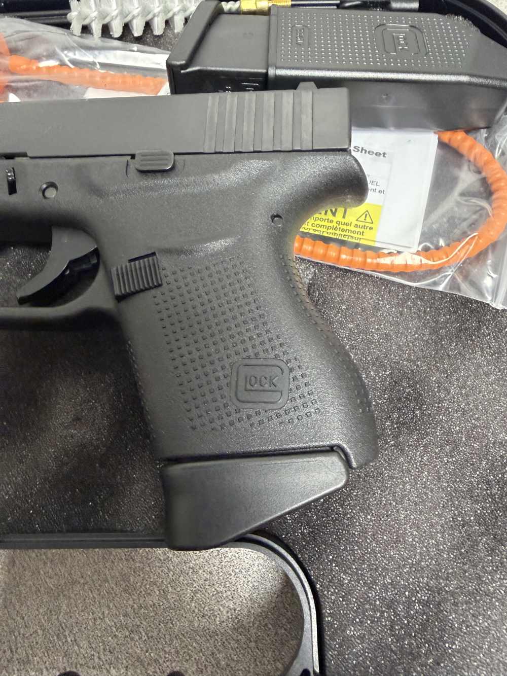 Glock 43, 9mm, 3.39", Black Finish, 6 Rd, Made in USA-img-4