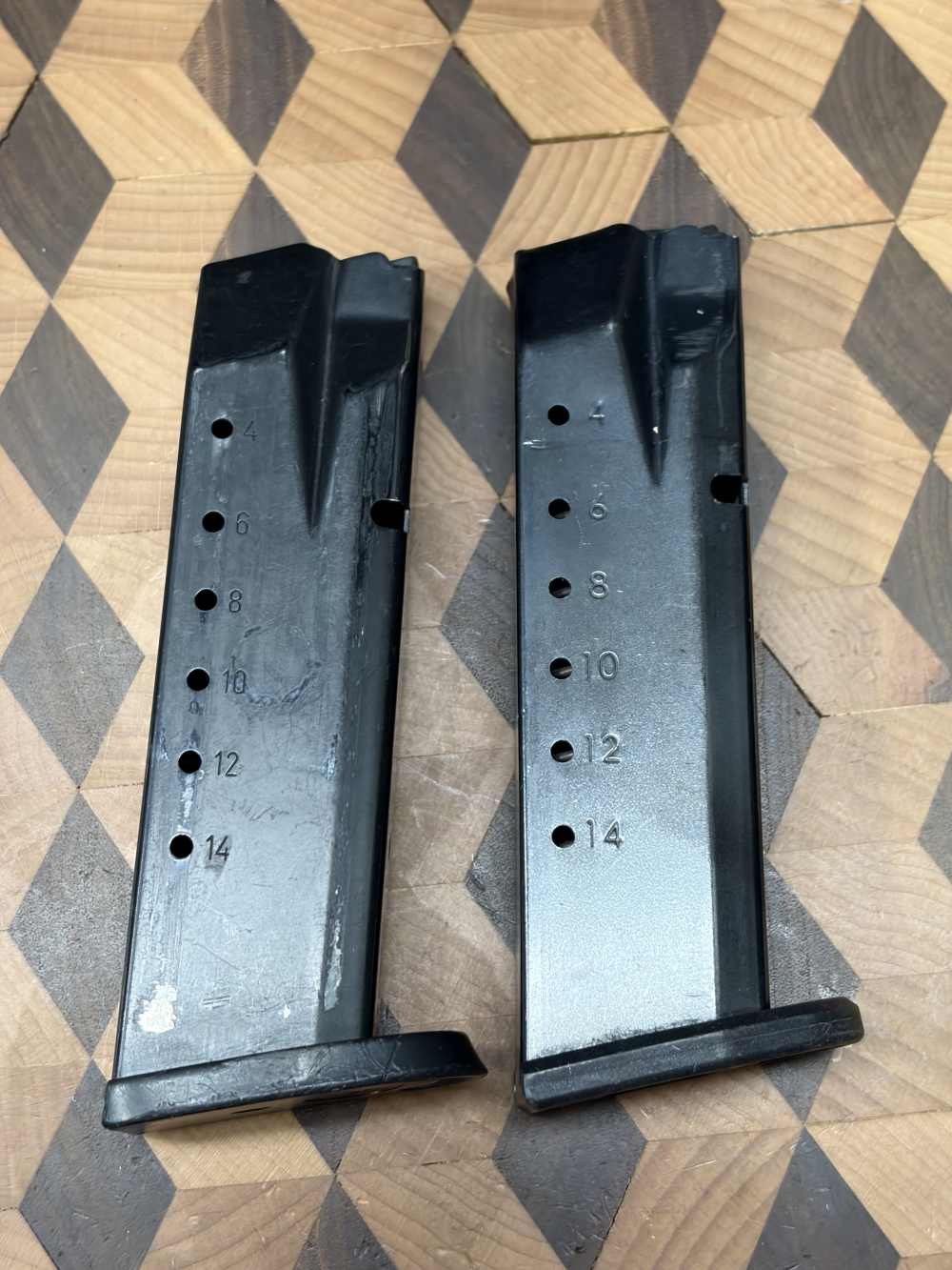 2-pack! S&W M&P full size magazine 15rd 40s&w / 357sig factory OEM & Promag-img-2