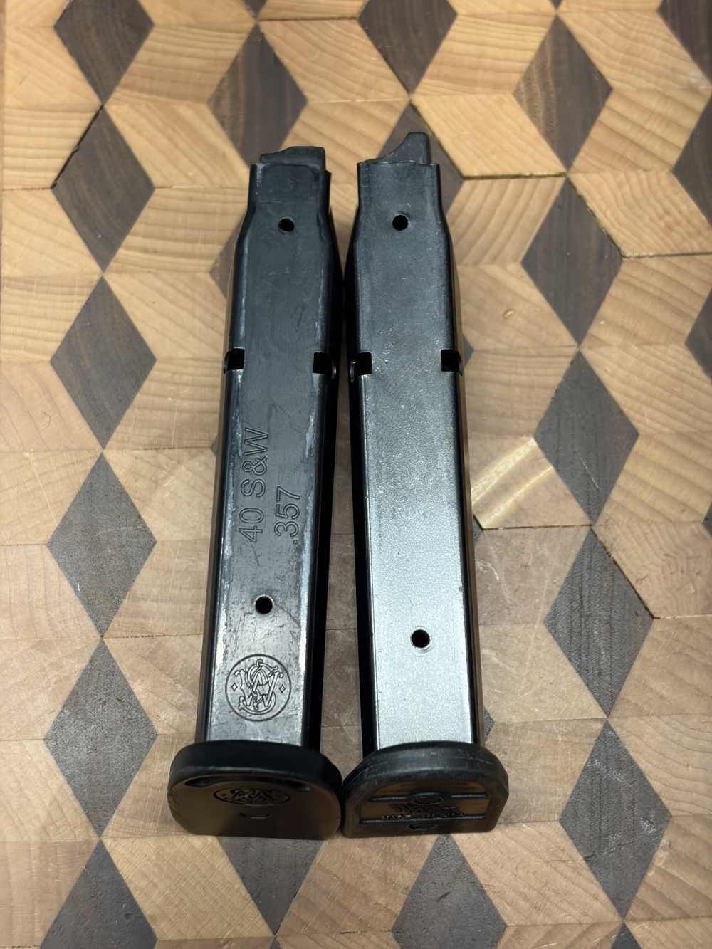 2-pack! S&W M&P full size magazine 15rd 40s&w / 357sig factory OEM & Promag-img-0