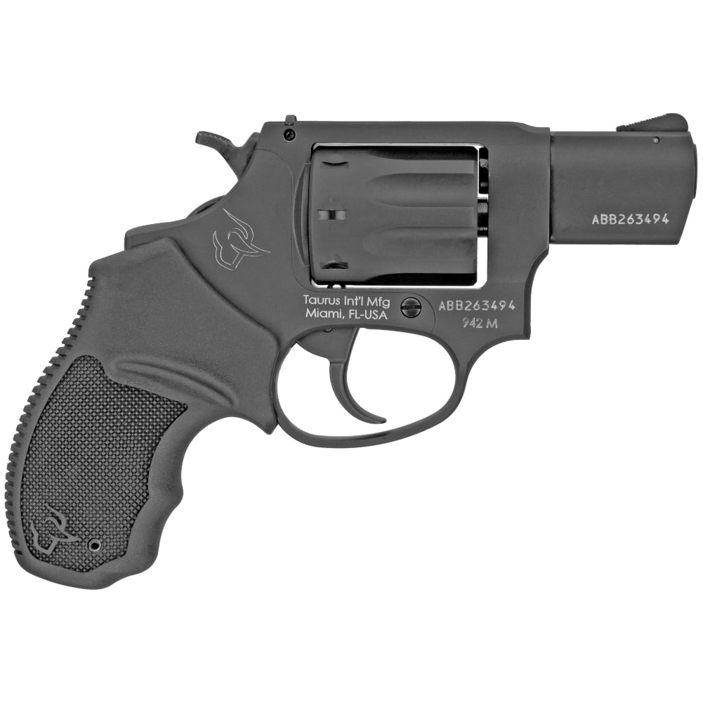 TAURUS 942 .22 WMR 2in 8rd Matte Black Revolver (2-942M021)-img-2