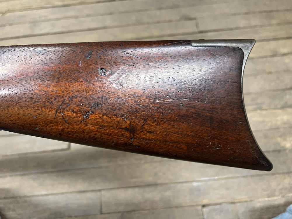 Winchester 1886 rifle 40-82 WCF Antique 1892 w letter 26” octagon lever -img-8