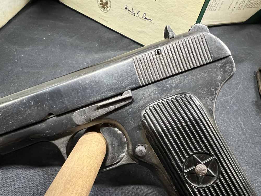 Chinese type 54 Tokarev pistol Vietnam Bring back named w holster-img-5