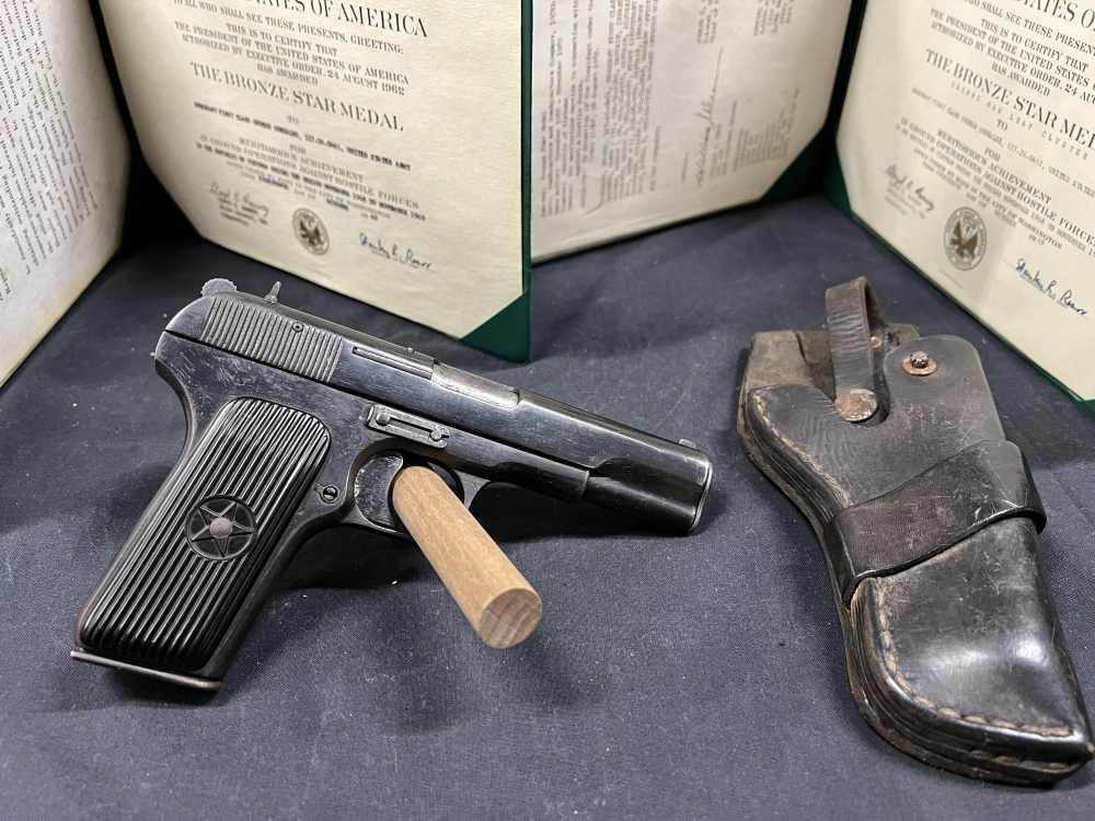 Chinese type 54 Tokarev pistol Vietnam Bring back named w holster-img-0