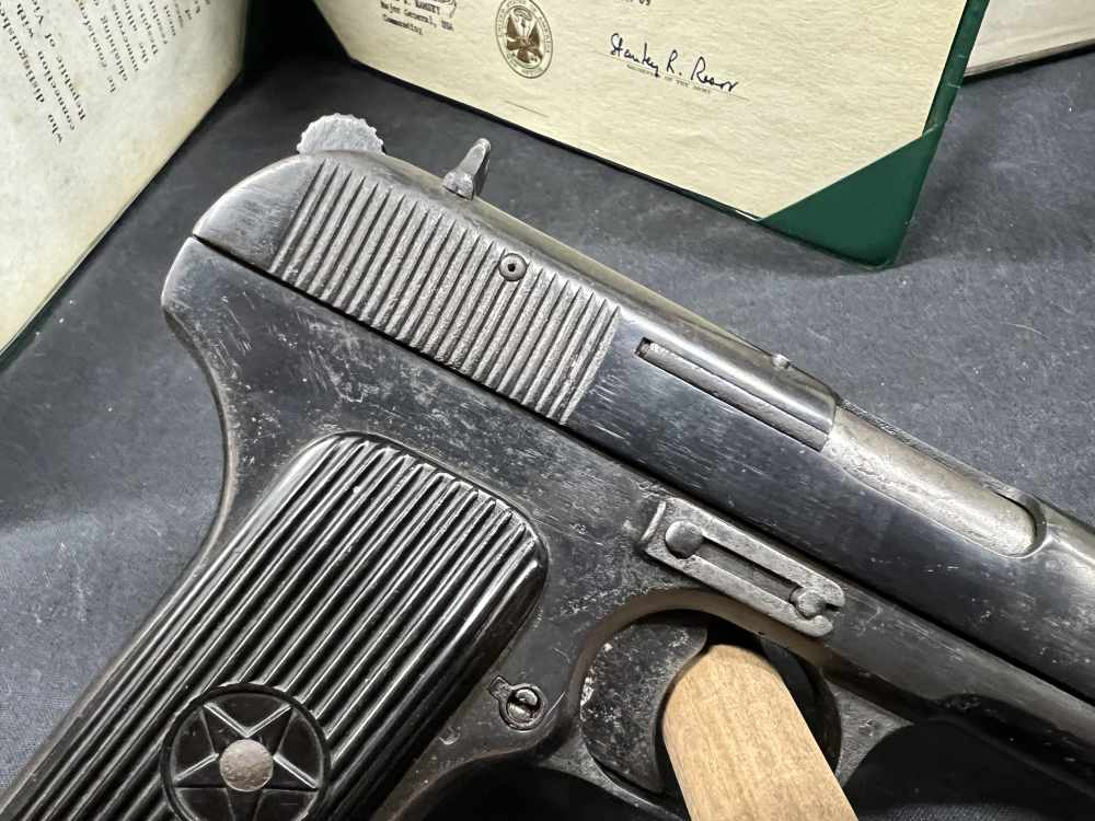 Chinese type 54 Tokarev pistol Vietnam Bring back named w holster-img-2