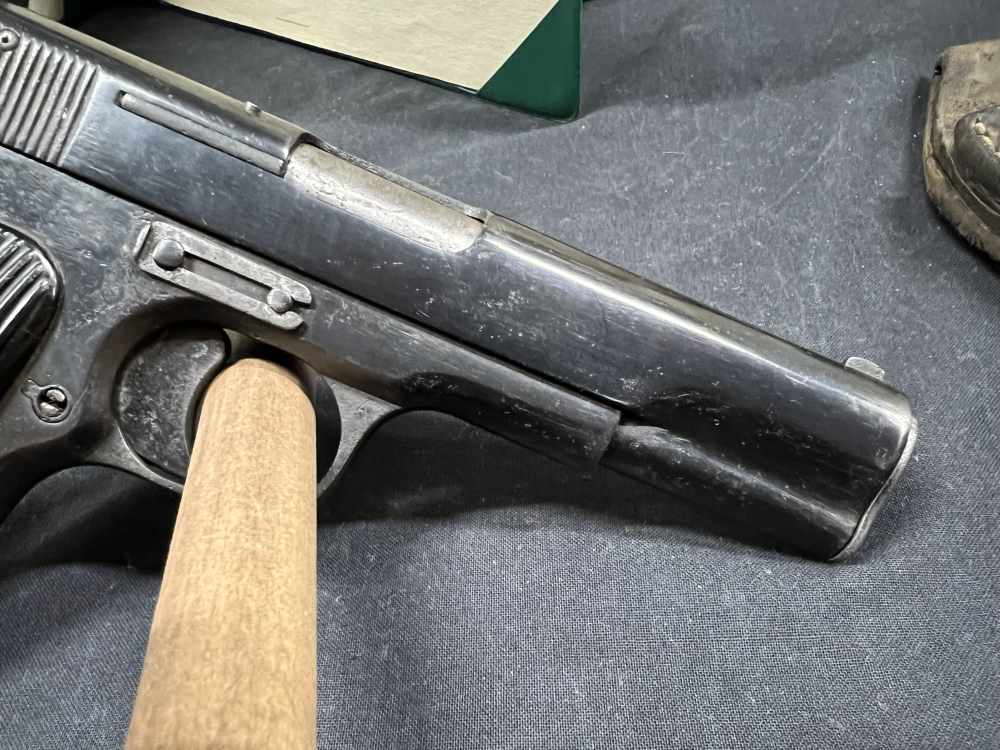 Chinese type 54 Tokarev pistol Vietnam Bring back named w holster-img-3
