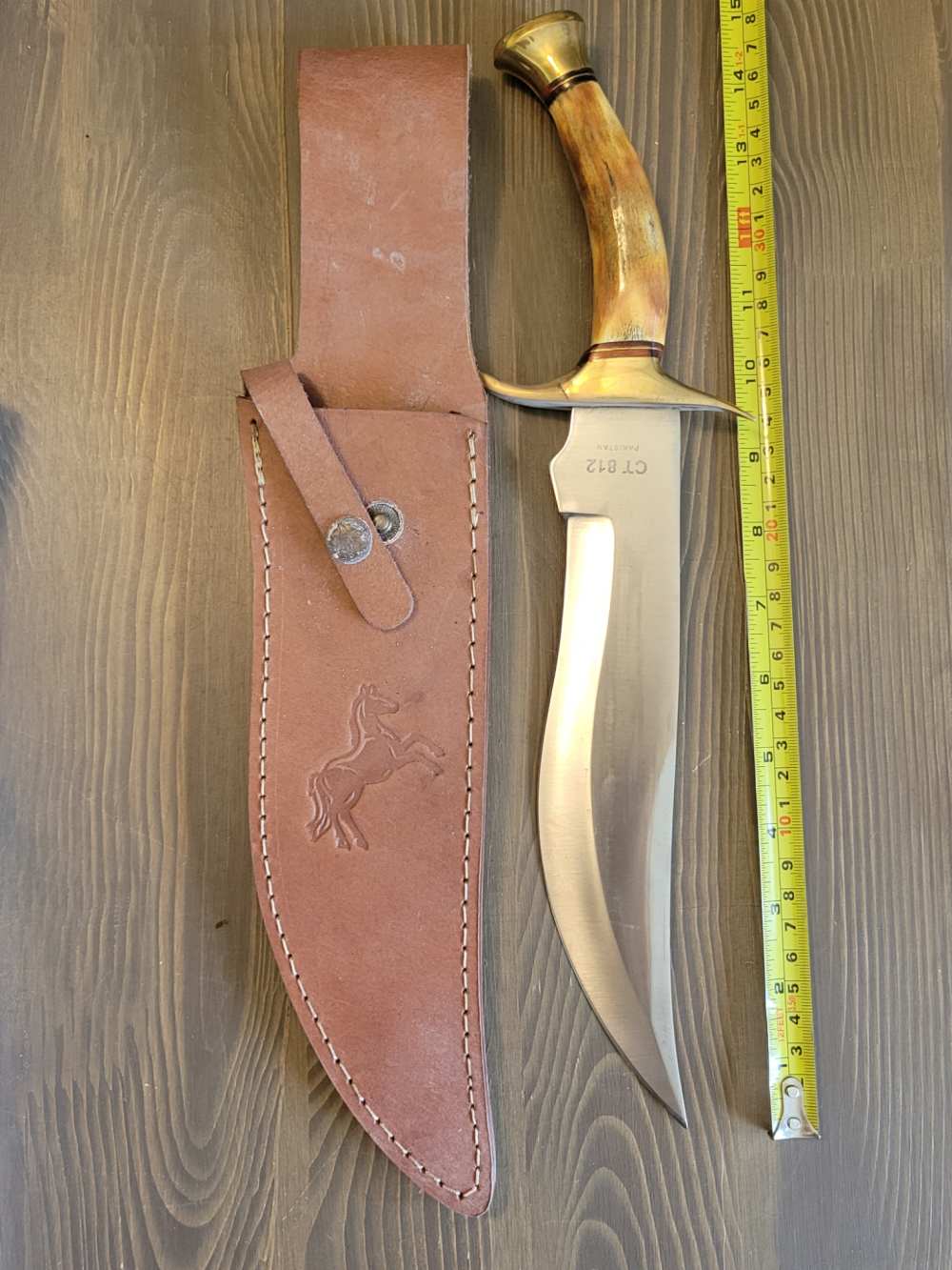 Colt Stag Handle Model CT812 with Original Box-img-6