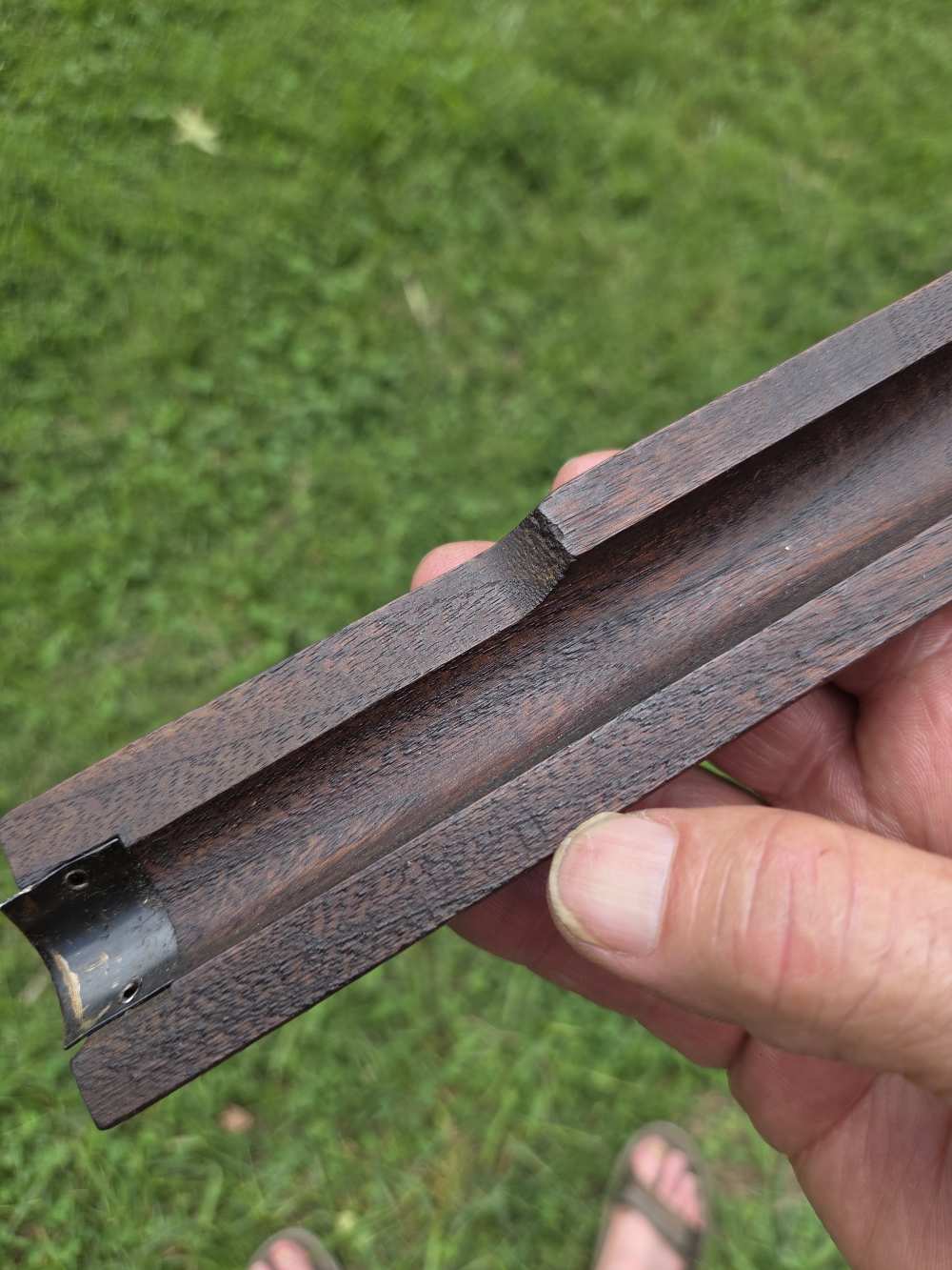 M1 carbine walnut handguard early -img-2