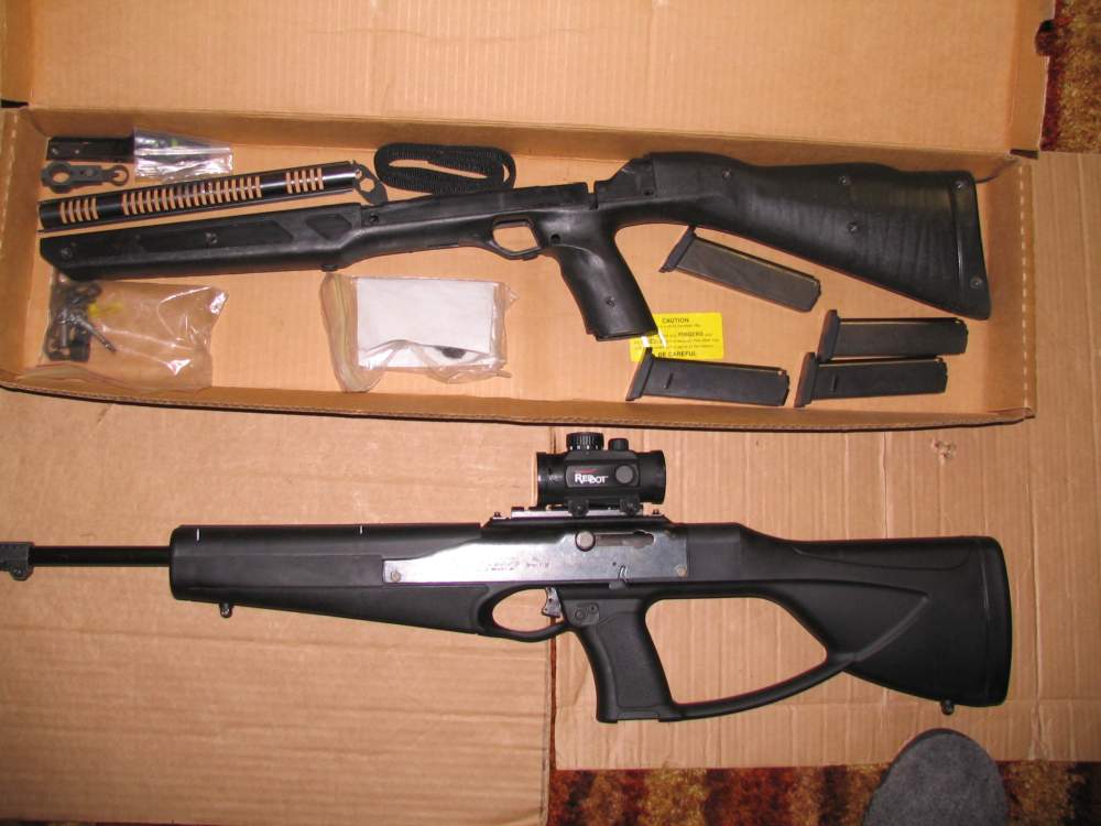 HiPoint Mod 995 9mm Rifle, Red Dot Site, In Box.  Good Condition-img-5
