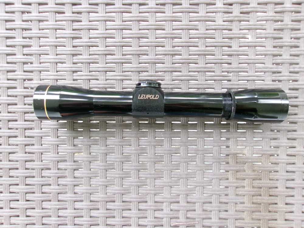 Leupold M8 4x Compact Rifle Scope REAL NICE Gloss Black $1START-img-0
