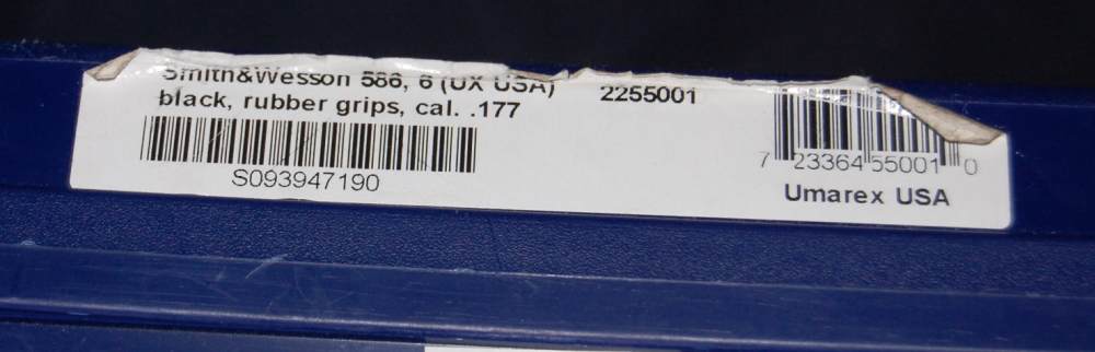 Smith & Wesson / Umarex Model 586 Air Gun Revolver .177 Caliber Box S&W-img-2