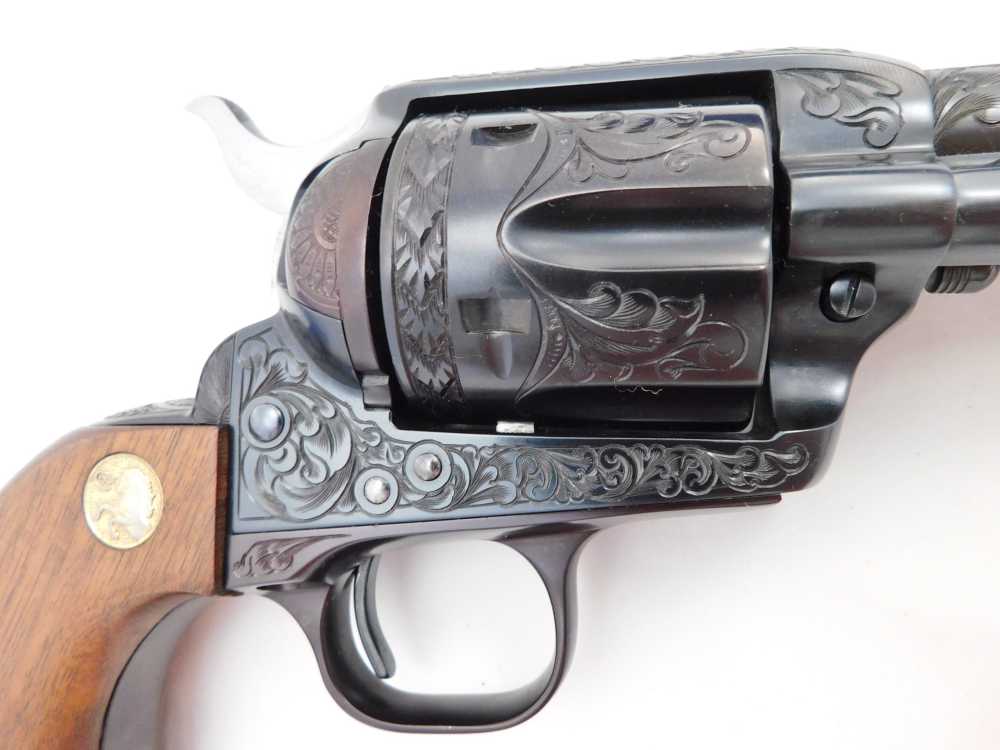 1992 Colt SAA 45LC Ken Burklow Engraved NIB-img-13