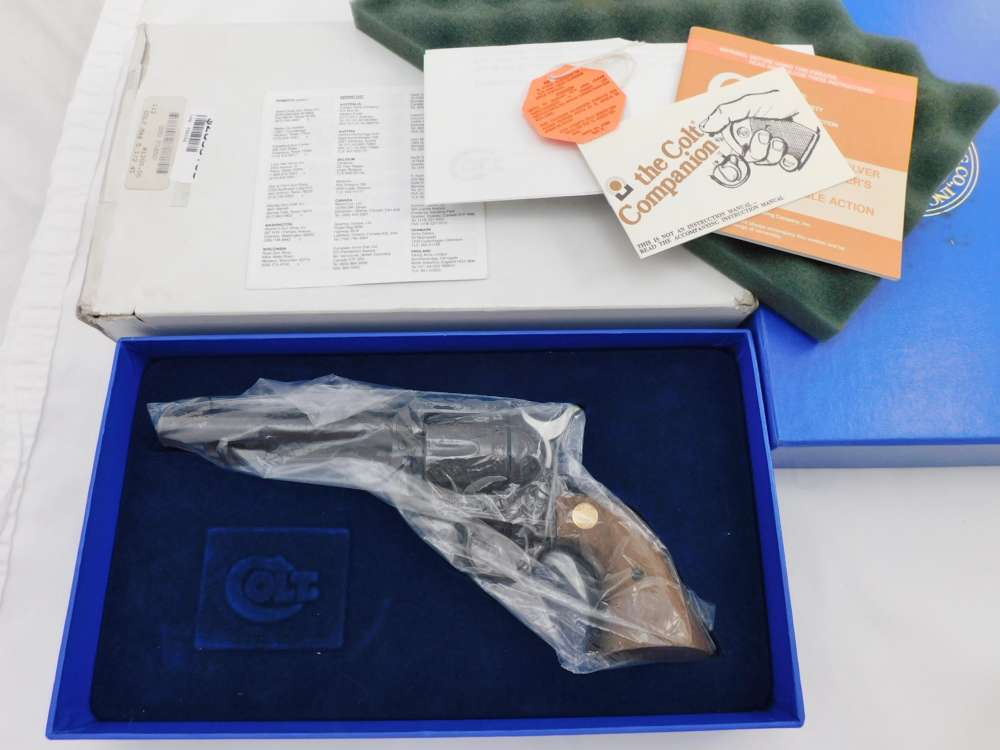1992 Colt SAA 45LC Ken Burklow Engraved NIB-img-0