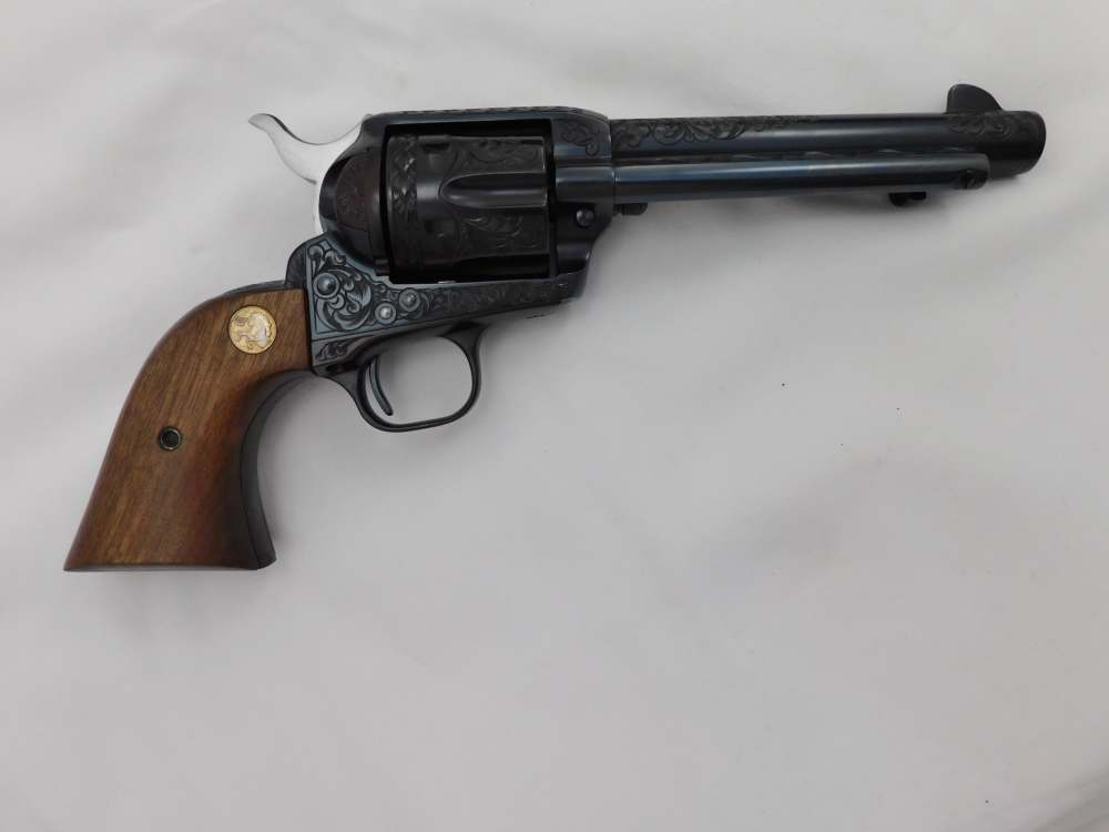 1992 Colt SAA 45LC Ken Burklow Engraved NIB-img-12